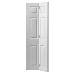 JB Kind Colonist White Bi-fold Internal Door 1981x914x35mm - COLBF30