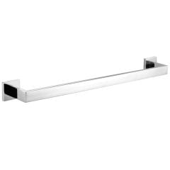 KWC DVS Cubus Wall Mounted Single Towel Rail CUBX001HP - Stainless Steel - 241.0488.508