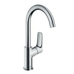 hansgrohe Logis Single Lever Basin Mixer 210 with Swivel Spout without Waste - 71131000