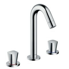 hansgrohe Logis 3-Hole Basin Mixer 150 with Pop-Up Waste - 71133000