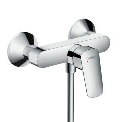 hansgrohe Logis Single Lever Manual Shower Mixer For Exposed Installation with 2 Flow Rates - Chrome - 71601000