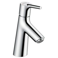 hansgrohe Talis S Single Lever Basin Mixer 80 with Push-Open Waste - 72011000