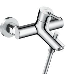 hansgrohe Talis S Single Lever Manual Bath Mixer For Exposed Installation With Centre Distance 15.3cm - 72401000