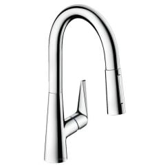 hansgrohe Talis M51 Single Lever Kitchen Mixer 160, Pull-Out Spray, 2jet - Chrome - 72815000