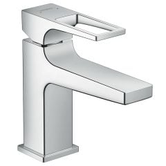 hansgrohe Metropol Single Lever Basin Mixer 100 with Loop Handle For Cloakroom Basins with Push-Open Waste - 74500000