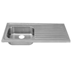 KWC DVS Lab Sink 1 Bowl with Right Hand Drainer G22006R - 215.0000.020