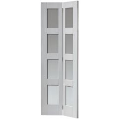 JB Kind Cayman White Glazed Internal Bi-fold Door 1981x762x35mm - CCAYBF26