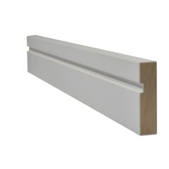 LPD Single Groove Primed White Architrave 2200mm - WFSGARC1870