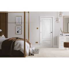 LPD Knightsbridge 2P Primed Plus White Internal Door 1981x762x35mm - KNIWHI30