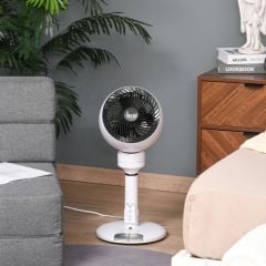 HOMCOM 28" Air Circulator Fan 3 Speed - Black and White - 824-026V70