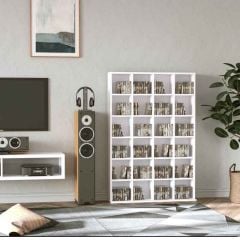 HOMCOM 890mm Bookcase Shelves - White - 831-040WT - Lifestyle