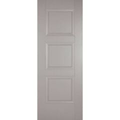 LPD Amsterdam Primed Plus Silk Grey Internal Door 1981x838x35mm - AMSGRE33