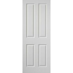 JB Kind Canterbury Grained White Internal Door 1981x457x35mm - CAN16