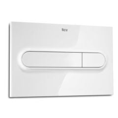 Roca PL1 Dual Flush Plate - White - 890095000