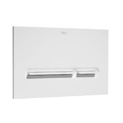 Roca PL5 Dual Flush Plate - White - 890099000