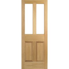 LPD Malton 2L Unfinished Oak Internal Door 2032x813x35mm - PPMAL32OAK