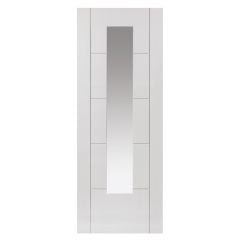 JB Kind Emral White Glazed Internal Door 1981x762x35mm - LEMR26G