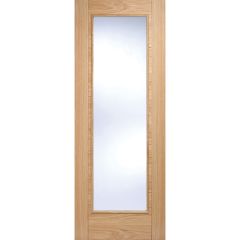 LPD Vancouver Pattern 10 Pre-Finished Oak Internal Door 1981x762x35mm - OVAN1L30