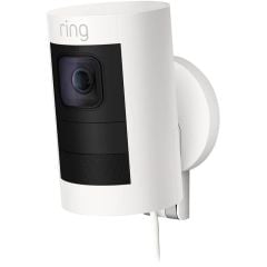 Ring Stick Up Wired Surveillance Camera - White - 8SS1E8-WEU0