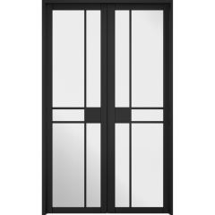 LPD Greenwich W4 Primed Black Internal Room Divider 2031x1246mm - W4GREENWBLA