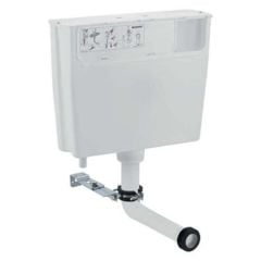 Geberit Low-Height Furniture Cistern 6L Pneumatic Flush Actuation - 109.721.00.2