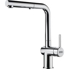 Franke Active L Spout Dual Spray Pull Out Tap - Chrome - 115.0653.379