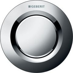 Geberit Single Type01 Flush Button Gloss Chrome For Concealed Cistern 8cm - 116.041.21.1