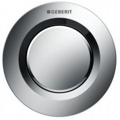 Geberit Single Type01 Flush Button Matt Chrome For Concealed Cistern 8cm - 116.041.46.1