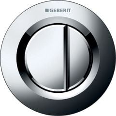Geberit Dual Type01 Flush Button Gloss Chrome For Concealed Cistern 8cm - 116.043.21.1