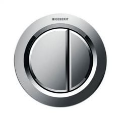Geberit Flush Button Type10 Dual Flush White / Gloss Chrome / White - 116.057.KJ.1