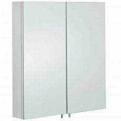 Rak Delta Stainless Steel Double Cabinet With Mirrored Doors - 12SL801