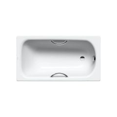 Kaldewei Saniform Plus Star 1400x700mm Bath with 2TH & Grip Holes - Alpine White - 133020000001