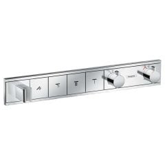 hansgrohe RainSelect Thermostatic Mixer for Concealed Installation for 4 Outlets - Chrome - 15357000