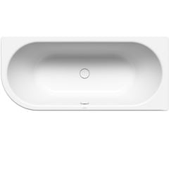 Kaldewei 610x1700x750mm Meisterstuck Centro Duo Rounded Bath 1129 1 Left - Without Filling Function - White - 202040403001