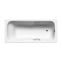 Kaldewei Dyna Set Star 1700 x 750mm Bath with Grip Hole Anti-Slip & 2TH - Alpine White - 226225000001