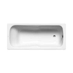 Kaldewei Dyna Set 1600 x 700mm Bath with Easy-Clean & 0TH - Alpine White - 226800013001