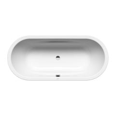 Kaldewei Vaio Duo Oval 1800x800mm Double Ended Bath 0TH - 951 - Alpine White - 233100010001