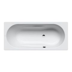 Kaldewei Vaio Set 1700x750mm Single Ended Bath With Special Overflow & Easy Clean 0TH - 954 - Alpine White - 233423003001
