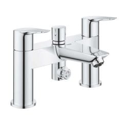Grohe BauEdge Dual Lever Bath/Shower Mixer - Chrome - 25217001