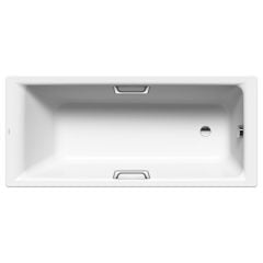 Kaldewei Puro Star 1700x700mm Bath with 2TH Grip Hole & Anti Slip - Alpine White - 258925000001
