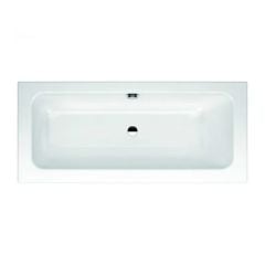 Kaldewei Puro Set 1700x750mm Wide Double Ended Bath With Left Hand Overflow - Alpine White - 261100010001