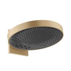 hansgrohe Rainfinity Overhead Shower 360 3Jet with Wall Connector - Brushed Bronze