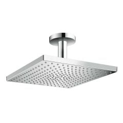 hansgrohe Raindance E Overhead Shower 300 1Jet EcoSmart 9 L/Min with Ceiling Connector - Chrome