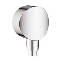 hansgrohe FixFit Wall Outlet S with Non-Return Valve and Synthetic Joint - Chrome - 26453000