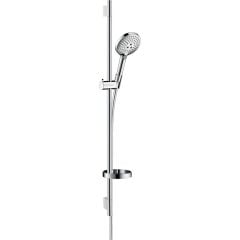 hansgrohe Raindance Select S Shower Set 120 3Jet EcoSmart 9 L/Min with Shower Rail 90cm and Soap Dish - Chrome - 26633000