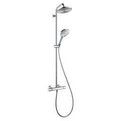 hansgrohe Raindance S Showerpipe 240 1Jet with Thermostatic Shower Mixer - Chrome