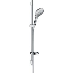 hansgrohe Raindance Select S Shower Set 150 3Jet with Shower Rail 90cm and Soap Dish - White/Chrome - 27803000