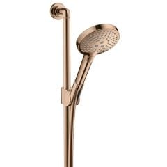 Axor Citterio Shower Set with 3jet Hand Shower - Polished Red Gold