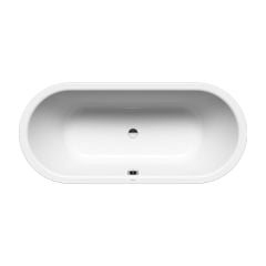 Kaldewei Classic Duo Oval 1700 x 750mm Bath with Easy-Clean Finish & No Tap Holes - Alpine White - 291400013001