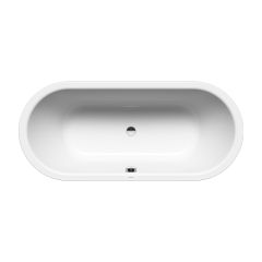 Kaldewei Classic Duo Oval 1700 x 700mm Bath with Easy-Clean Finish & No Tap Holes - Alpine White - 292600013001